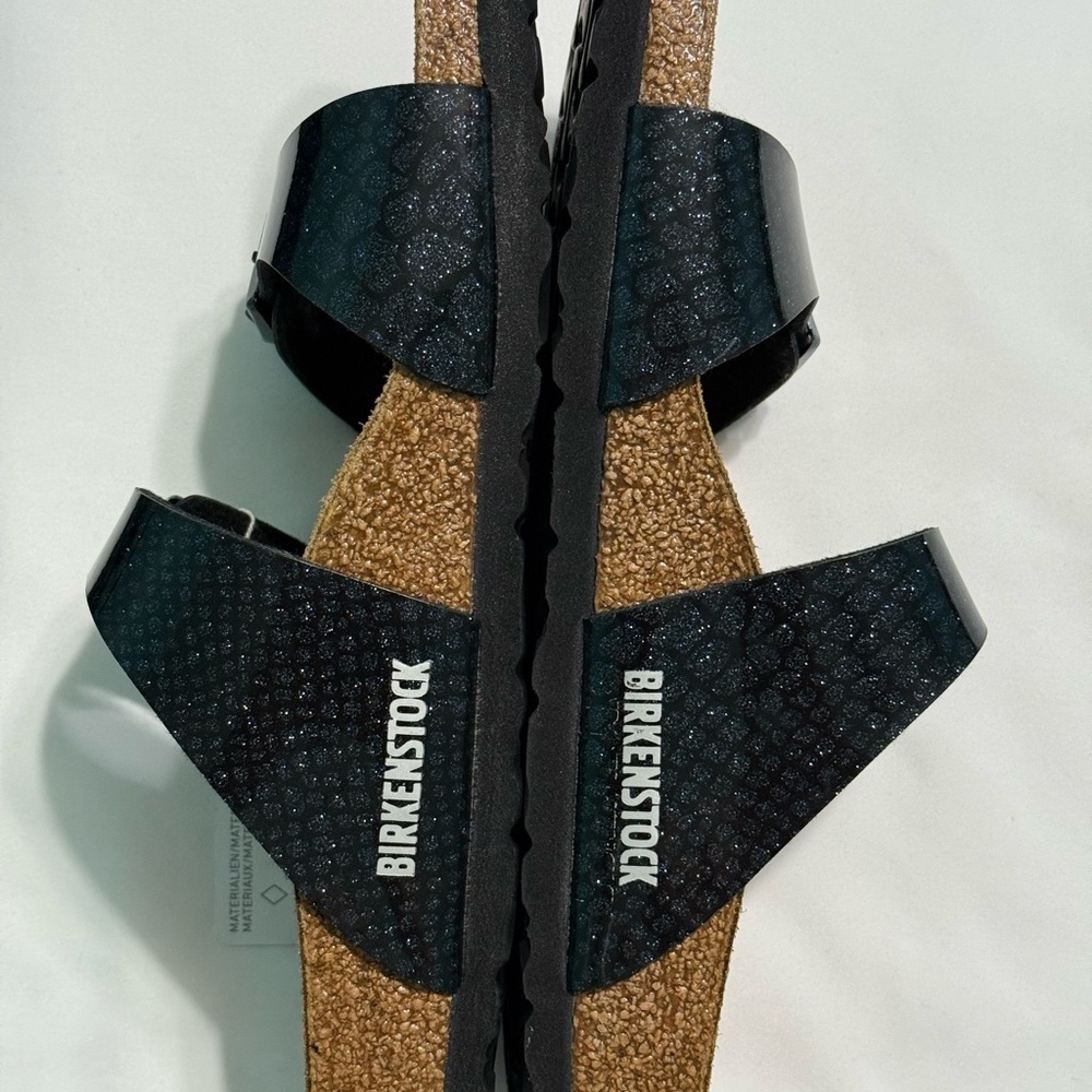 Birkenstock Black Sandals Size 38 - Picture 3 of 6